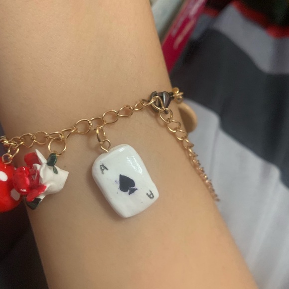 Alice in wonderland charm bracelet